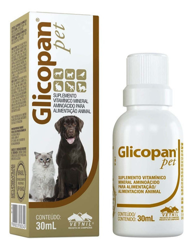 Glicopan Pet Suplemento Vitaminico Para Perros Y Gatos