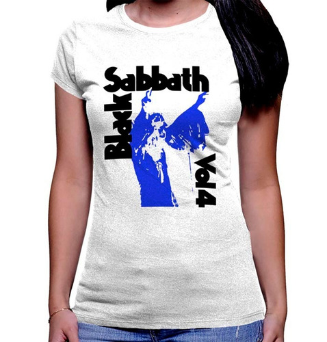 Camiseta Premium Dtg Rock Estampada Black Sabbath 
