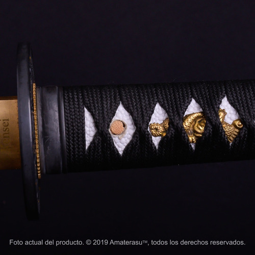 Imagen 3 de 10 de Katana Samurai Kensei Akai Templado Especial Filo Extremo