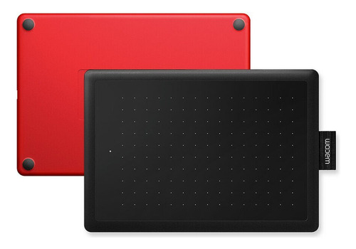 Imagen 2 de 4 de Tableta Grafica One By Wacom Medium Ctl672 Usb Negro/rojo