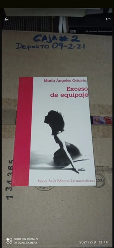 Libro Exceso De Equipaje. María Ángeles Octavio