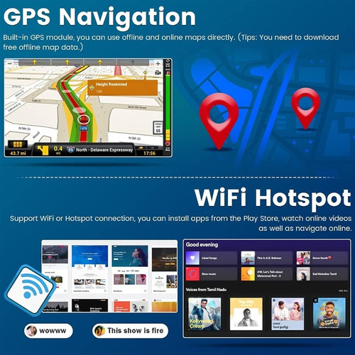 Estéreo Toyota Yaris 2018-2019 Android Carplay Gps 2g+32g