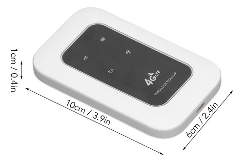 Módem Wifi 4g Lte Portátil Y Enrutador De Punto De Acceso De