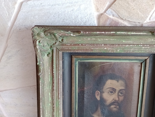 Antigo Quadro Histórico Ost Século 19 Frei/ Baronesa Jundiaí (Usado)