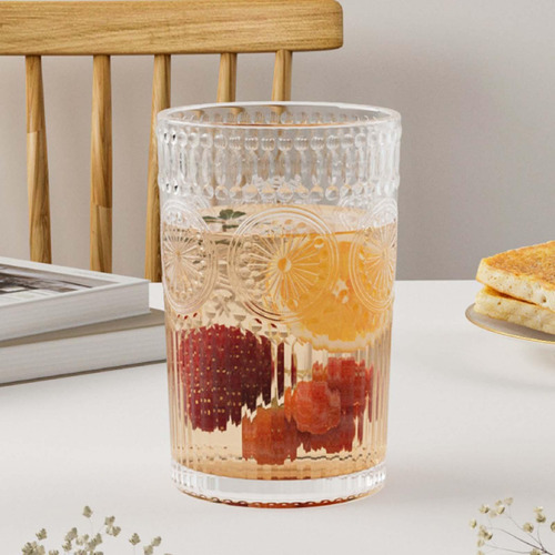 Taza De Vidrio Vintage, Taza De Vidrio, Alto Transparente
