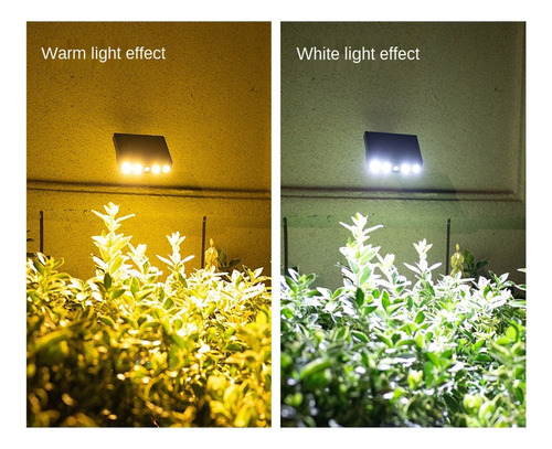 Lámpara Solar, Luz Led, Sensor De Presencia, Poste De Pared