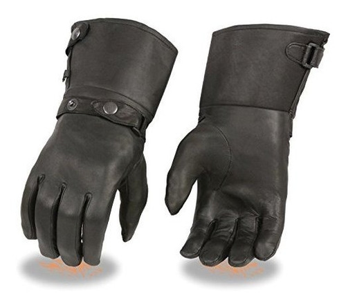 Guantes Para Motocicleta, Guantes De Cuero Ultralargos Para 