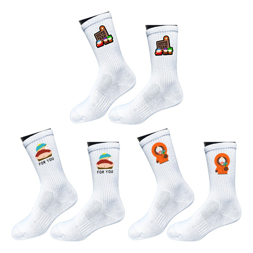 Medias Largas Sublimadas South Park Unisex Pack X6 Pares