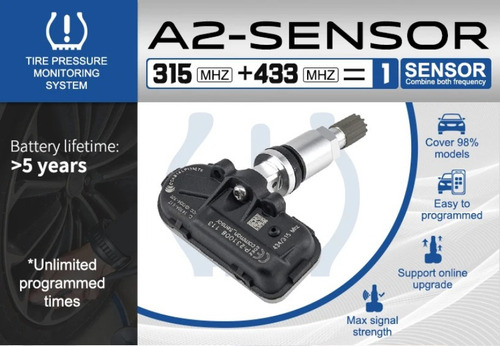 Mn Tc1.para 4 Sensores Tpms Universales Programables Autel