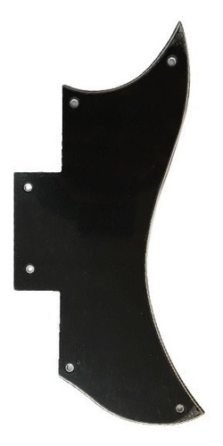 Pickguard Para Guitarra Sg Negro Chico 3 Capas Sinew H-3004