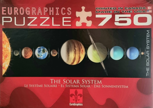 Rompecabezas Eurographics De 750 Piezas: The Solar System