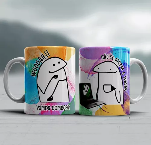 Caneca Flork Meme/Engraçada.Caneca com frases engraçadas