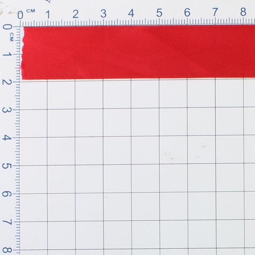 Liston Satinado Para Decoracion Rojo 19mm No 3 Rollo 100m