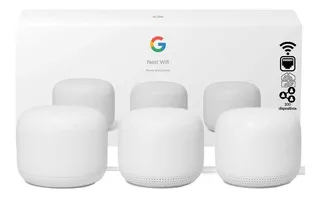 Google Nest Wifi Router And Two Points (snow)