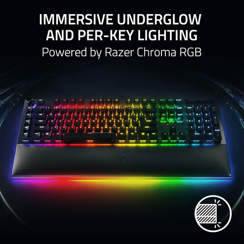 Teclado Gaming Razer Blackwidow V4 Pro Interruptores Amar...