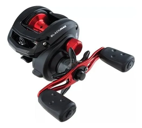 Reel rotativo Abu Garcia Black Max BMAX3 izquierdo color negro