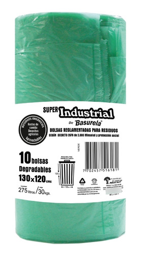 120 Bolsas Super Industriales 130x120cm