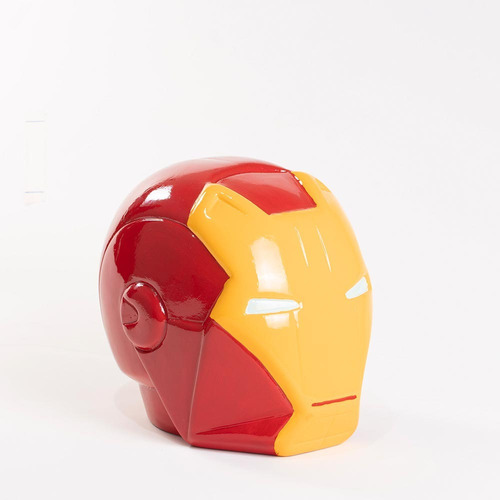 Capacete Homem De Ferro Decoracao Em Ceramica