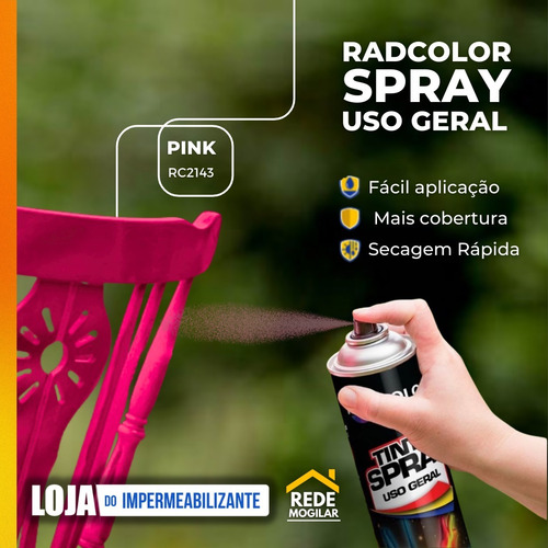 Kit 4 Tinta Spray Cores 400ml Automotivo E Uso Geral