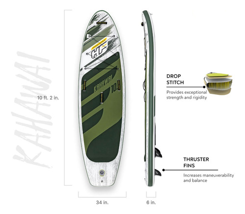 Tabla De Paddle Kahawai 310x86cm Hydroforce Bestway