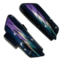 Comprar Cacha Lateral Bajo Asiento Gilera C110 Juego Azul Ourway