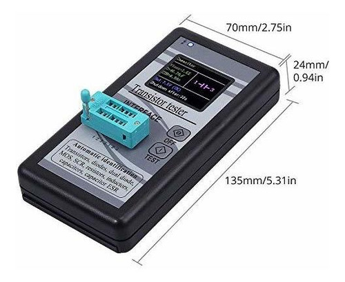 Mega328 Mosfet Transistor Condensador Probador No Dc9v