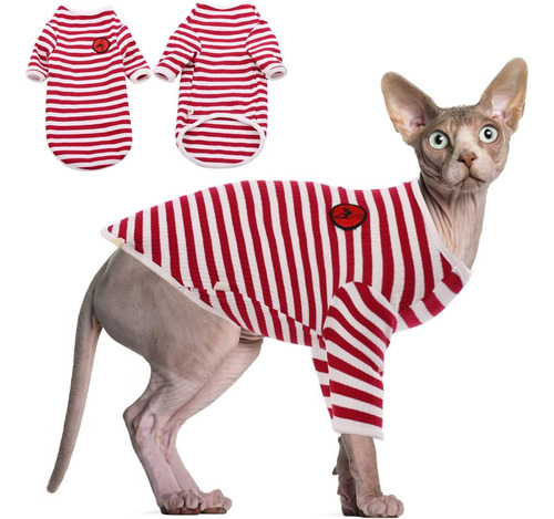 Dentrun Camisa Para Gatos Sin Pelo Ropa Para Gatos Chaleco A