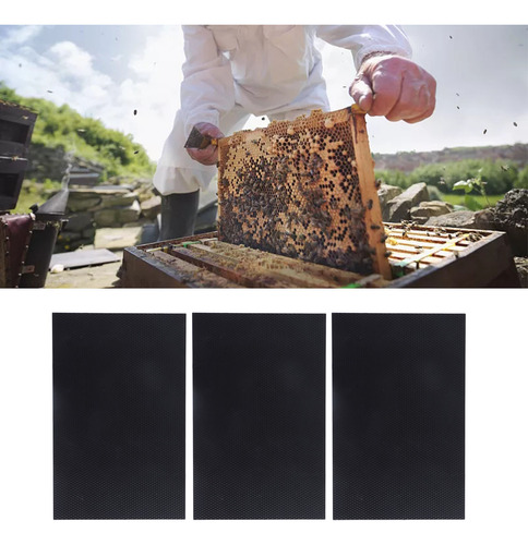 Base De Cera De Abejas, 3 Piezas, Base De Cera De Colmena De