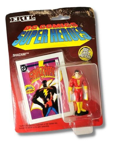 Dc Comics Super Heroes Shazam! Etrl Die-cast Metal Figura