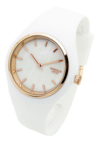 Reloj Knock Out Mujer 8469 P Silicona Wr Metal Marmolado