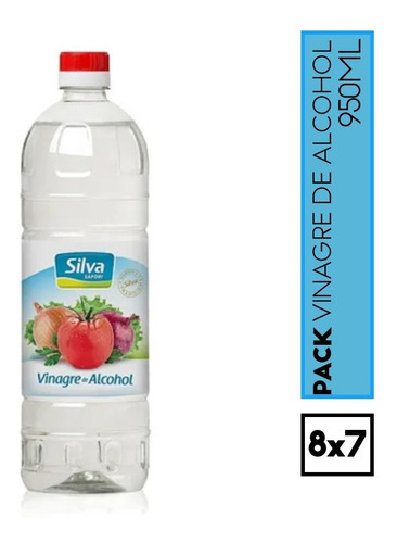 Vinagre De Alcohol 960ml Silva Promo 8x7 