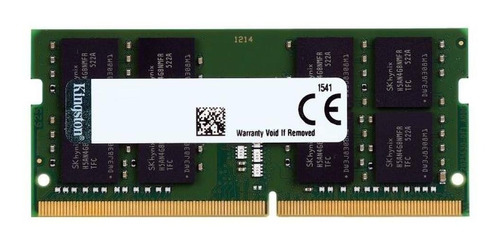 Memoria Ram Valueram 16gb Kingston Kvr26s19d8/16