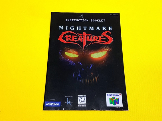aniversario maratón definido Nightmare Creatures N64 | MercadoLibre 📦