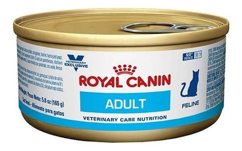 Alimento Royal Canin Veterinary Care Feline Adult para gato adulto sabor mix en lata de 165g