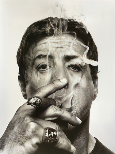 Poster Sylvester Stallone Autoadhesivo 100x70cm#1540