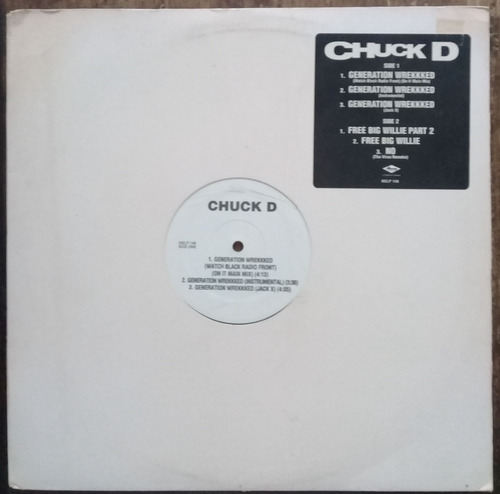 Lp Vinil (nm) Chuck D Generation Wrekkked Ed Us 1997 Promo