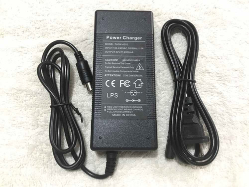 Imagen 2 de 5 de Cargador Patín Scooter Eléctrico Ninebot Xiaomi Green 42 V