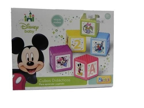 Cubos Didácticos De Mickey Mouse Y Sus Amigos Disney Bimbi