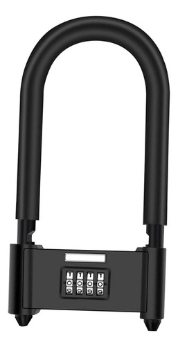 Candado Antirrobo 4 Dígitos Con Grillete Ajustable Para Bici
