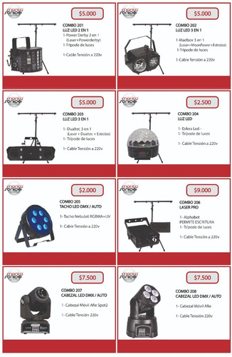 Imagen 2 de 7 de Alquiler Luces Audioritmicas Tachos Led Luz Negra Uv Moviles
