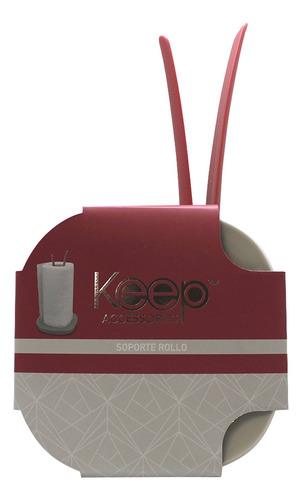 Soporte Para Rollo De Papel Absorbente Rosado - Keep