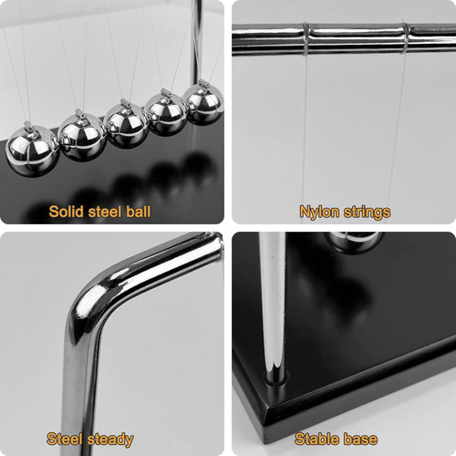 Juguete De Escritorio Newton's Cradle Balance Ball...