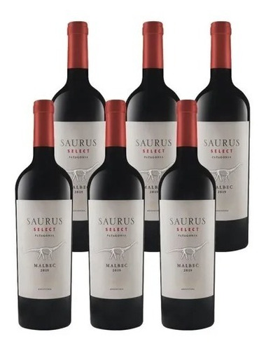 Vino Familia Shroeder Saurus Select Malbec Caja X 750cc X 6u