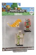 Comprar Minecraft Toppeez 3 Figuras Coleccionables Muñecos Original