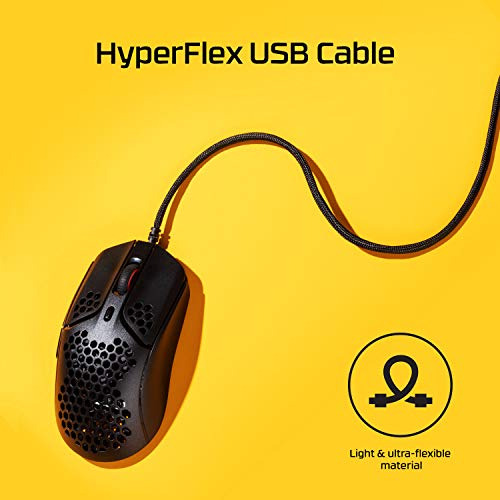 Ratón Gaming Hyperx Pulsefire Haste, Ultraligero 59g,