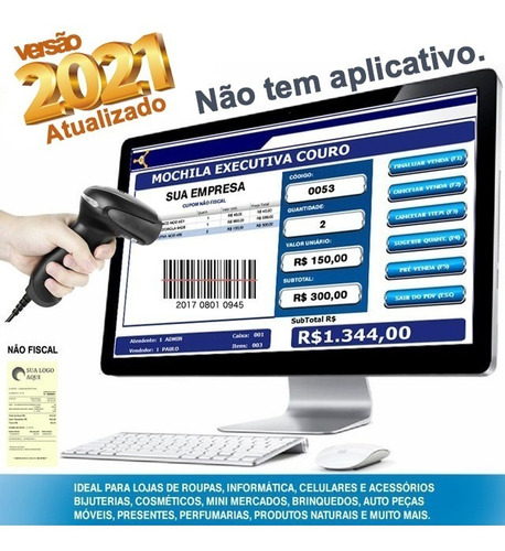 Sistema Pdv P/ Lojas Em Geral, Roupas, Calçados, Sacolão Etc