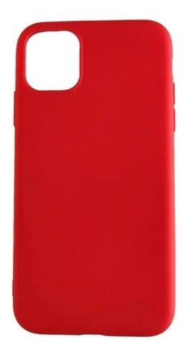 Carcasa Slim Para iPhone 11 Pro Max + Lamina Hidrogel Color Rojo