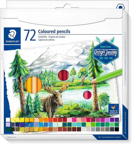 72 Lapices De Colores Surtidos Staedtler Premium Art