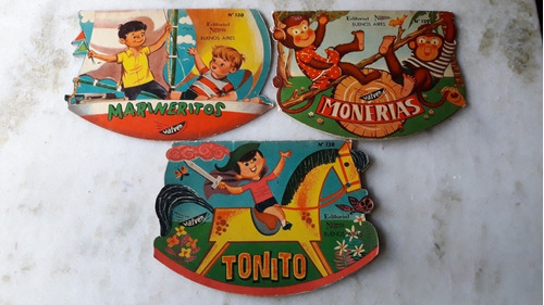 3 Libros Infantiles,antiguos,1959,coleccion Vaiven