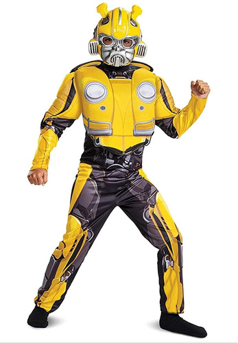 Transformers Bumblebee Disfraz Para Niños Con Licencia...